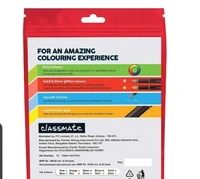  Classmate  Classmate Multi Colour Burst Gel Pen - :  - 10 Pieces