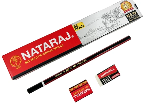 Nataraj 621 Writing Pencils: - 10 Pieces