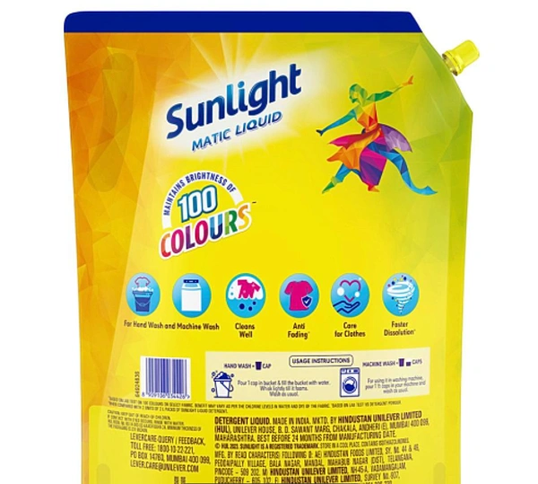 Sunlight Sunlight Matic Liquid - 4L