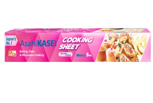 Asahi Kasei Asahi Kasei Cooking Sheet Baking Paper: Asahi Kasei Asahi Kasei Cooking Sheet Baking Paper: 30 cm x 5 Metres - 30 cm x 5 Metres