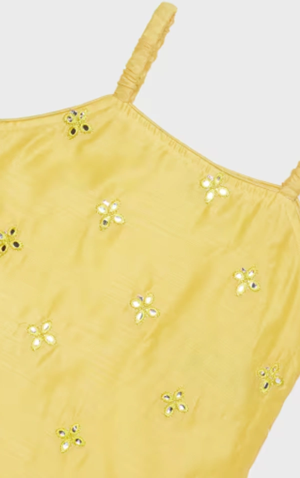 Karrot Solid Blended Fabric Girls Salwar Kurta Dupatta Set - 6-12 month