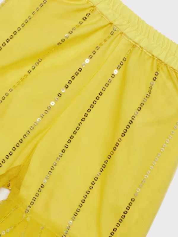 Karrot Solid Blended Fabric Girls Salwar Kurta Dupatta Set - 6-12 month