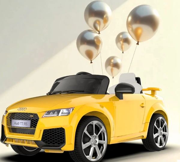 EMotorad Formula Fun AUDI TT RS TOY CAR (Yellow), 3Y+ - Yellow