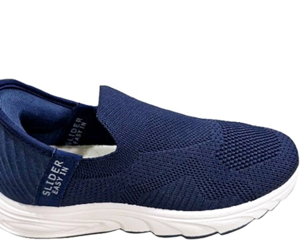 Comfort Walk Comfort Walk Ladies Slider Shoes (Navy Blue): Size - 38