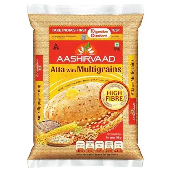 Aashirvaad Multigrain Atta: 5 kgs - 5kg