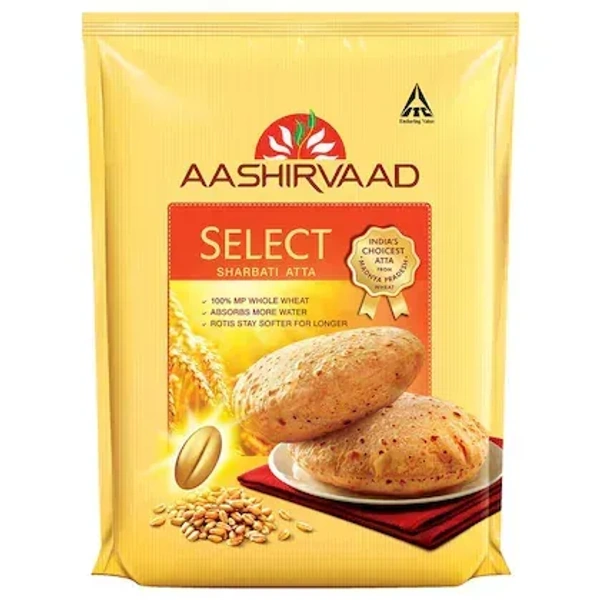 Aashirvaad Select Sharbati Wheat Atta: 5 kgs - 5kg