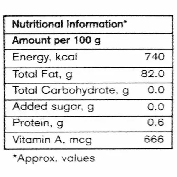 Amul Butter Unsalted: 500 g - 500g