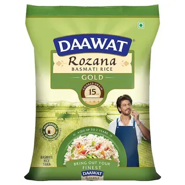 Daawat Rozana Basmati Rice - Gold: 5 kgs - 5kg