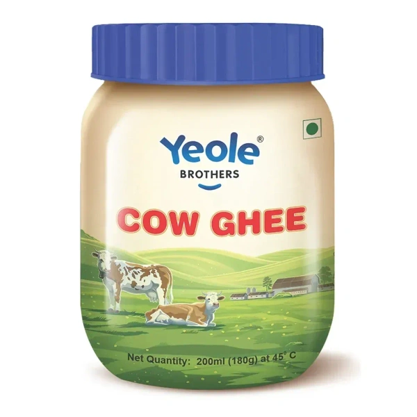Yeole Brothers Yeole Brothers Cow Ghee Jar (200 ml): 180 g - 180 G