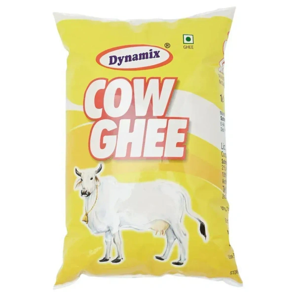 Dynamix Cow Ghee Pouch (1 L): 902 g - 1L