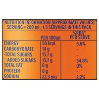 Fanta Orange Flavour: 300 ml - 300ML