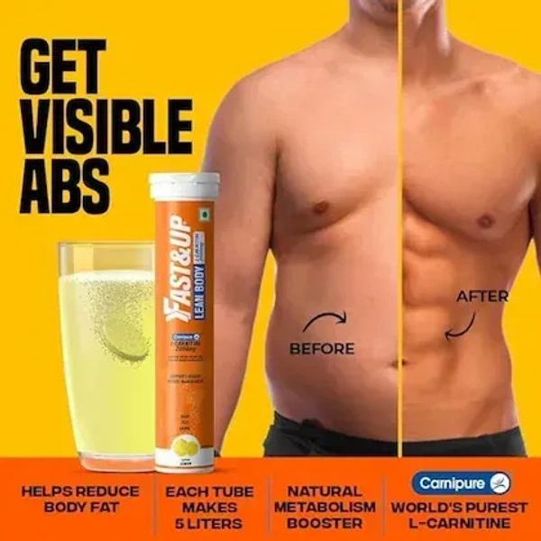 Fast & Up  Fast & Up Fast & Up Lean Body L-Carnitine 2000mg - Orange: 20 Unit - 20unit
