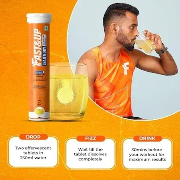 Fast & Up  Fast & Up Fast & Up Lean Body L-Carnitine 2000mg - Orange: 20 Unit - 20unit