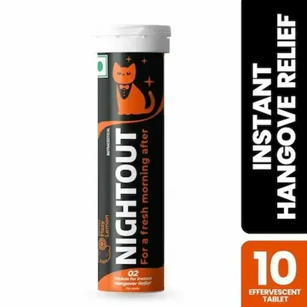 Fast Up Nightout Instant Hangover Relief Tablet - Fizzy Lemon: 10 Unit - 10unit