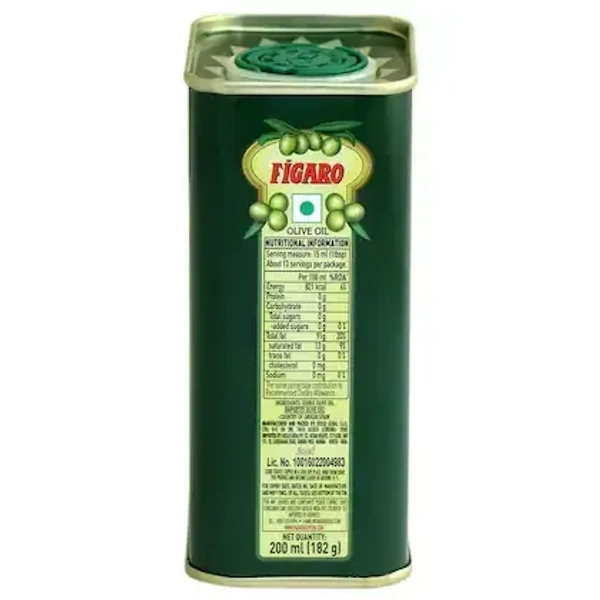 Figaro Olive Oil Tin (200 ml): 182 g - 200ml