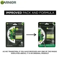  Garnier Black Serum Face Mask Pure Charcoal: 1 Unit - 1 unit