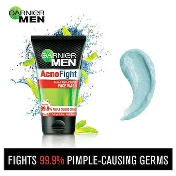 Garnier Men Acno Fight Face Wash: 100 g - 100g