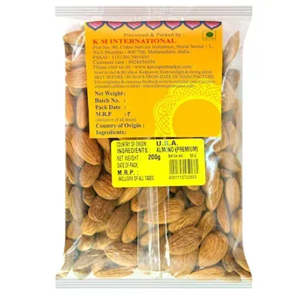 KMK Almond American (Badam): 200 g - 200g