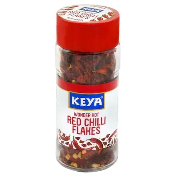 Keya Keya Wonder Hot Red Chilli Flakes: 40 g - 40g