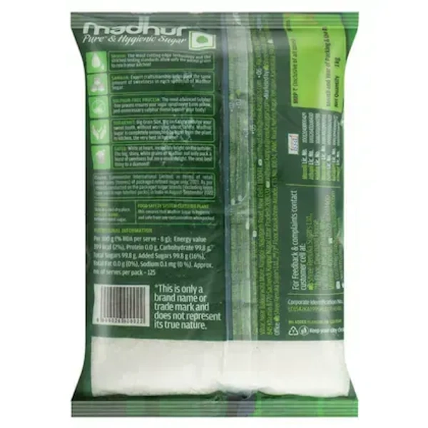 Madhur Pure & Hygienic Sugar: 1 kg - 1kg