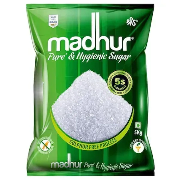 Madhur Pure & Hygienic Sugar: 5 kgs - 5kg