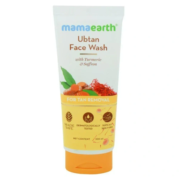 Mamaearth Mamaearth Ubtan Face Wash For Tan Removal: 100 ml - 100ml
