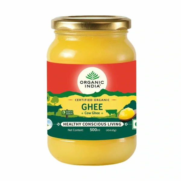 Organic India Organic Cow Ghee (500 ml): 454.65 g - 500G