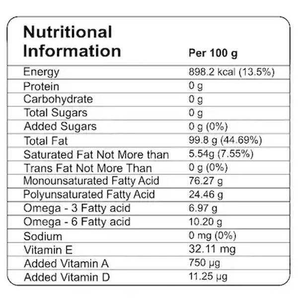 Patanjali Kachi Ghani Mustard Oil (1 L): 910 g - 1L