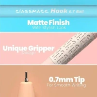 Classmate Hook Ball Pen Colourfast - 10 Pieces: 1 Unit - 10 Pieces: 1 Unit