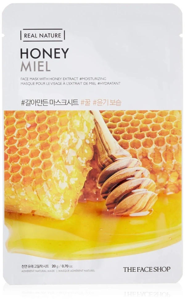 The Face Shop Real Nature Honey Sheet Mask: 20 g - 20g