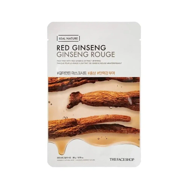 The Face Shop  The Face Shop Real Nature Ginseng Sheet Mask: 20 g - 20g