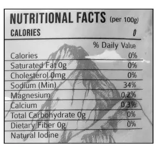 Rock Salt: 1 kg - 1kg