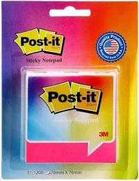 Aroohi Mart Post-It Cube - 4 Colour Sticky Notes: 1 Unit - 1 Unit