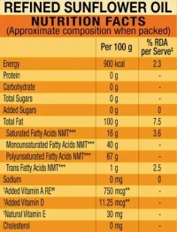 Gemini Refined Sunflower Oil: 870 g - 870g