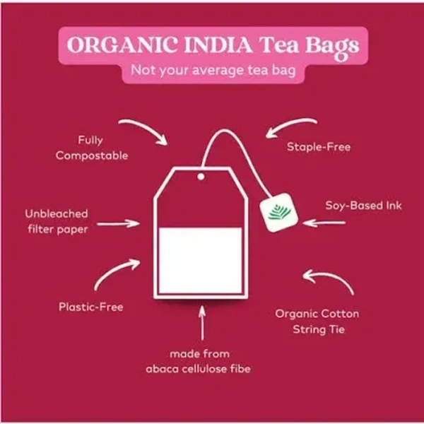 Organic India Tulsi Green Tea - Classic: 25 Tea-Bags - 25 Tea-Bags