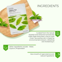 The Face Shop Real Nature Green Tea Sheet Mask: 20 g - 20 g