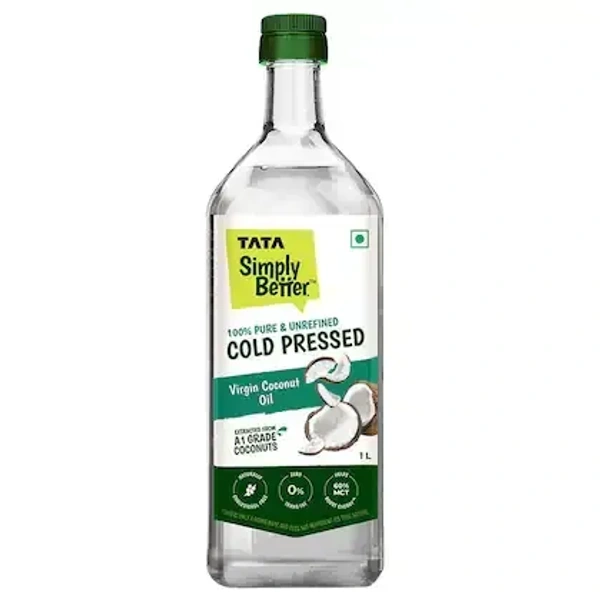  Tata Simply Better Tata Simply Better Cold Pressed Virgin Coconut Oil: 910 g - 1L