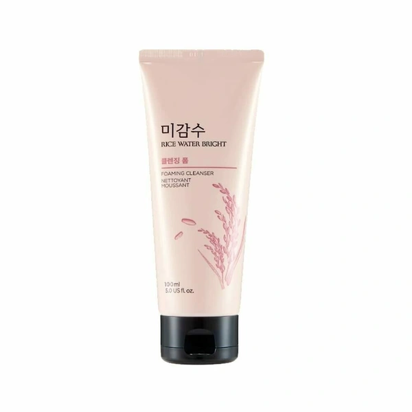 The Face Shop Rice Water Bright Foaming Cleanser: 100 Ml - 100ml