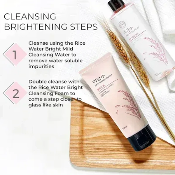 The Face Shop Rice Water Bright Foaming Cleanser: 100 Ml - 100ml