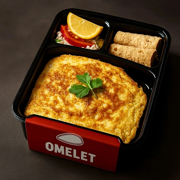 Chicken Dibba + 4 Chapati + Half Rice ( Combo Meal )