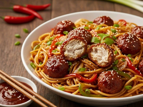 Chicken Manchurian Noodles
