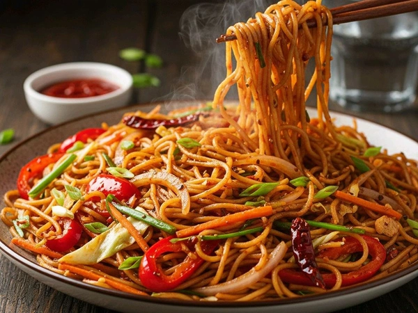 Veg Schezwan Hakka Noodles 