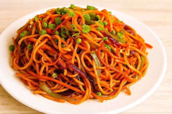 Veg Triple Schezwan Noodles 