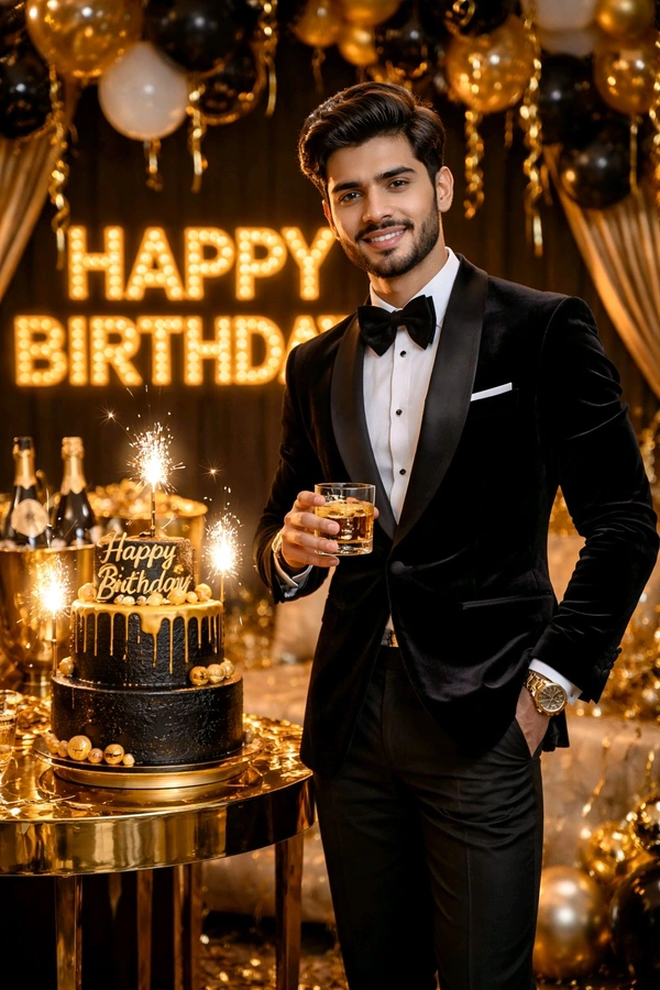 Birthday Celebration – Golden Moments - Basic