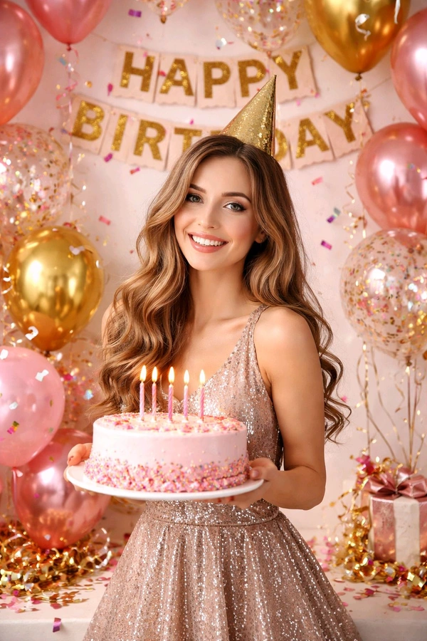 Birthday Celebration β Golden Moments - Premium