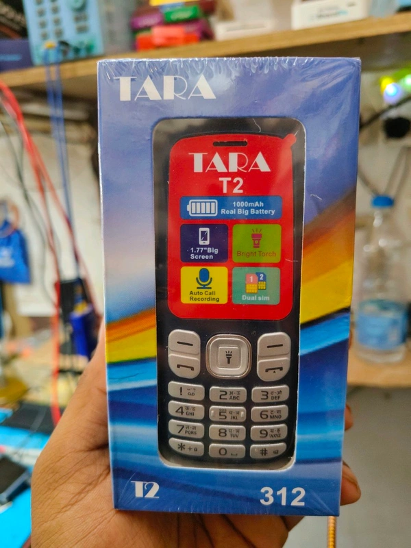TARA T2 KEYPAD PHONE - Black, No
