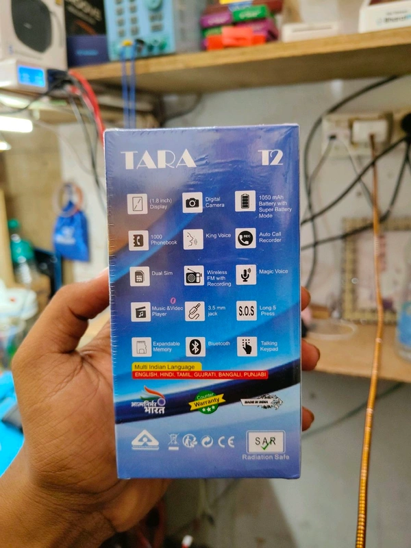 TARA T2 KEYPAD PHONE - Black, No