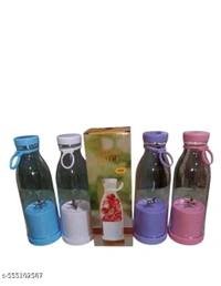 Portable Mini Blender Bottle β USB Rechargeable for Juice, Smoothies, Milkshakes & More - White, Free Size