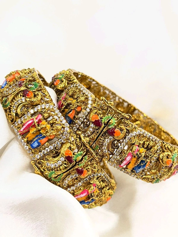 Sreenivasa Kalyanam Meenakari single Bangle