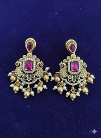 Nakshi simple with out god neck set 